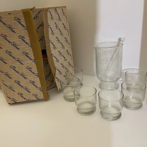 Princess House Juice/Martini Set.NIB